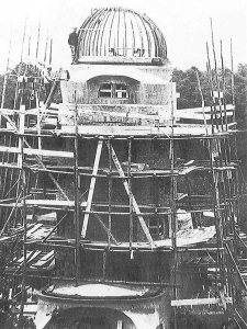 Einsteinturm im Bau aus der Zeit 1920-22